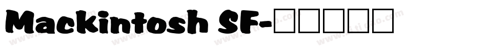 Mackintosh SF字体转换